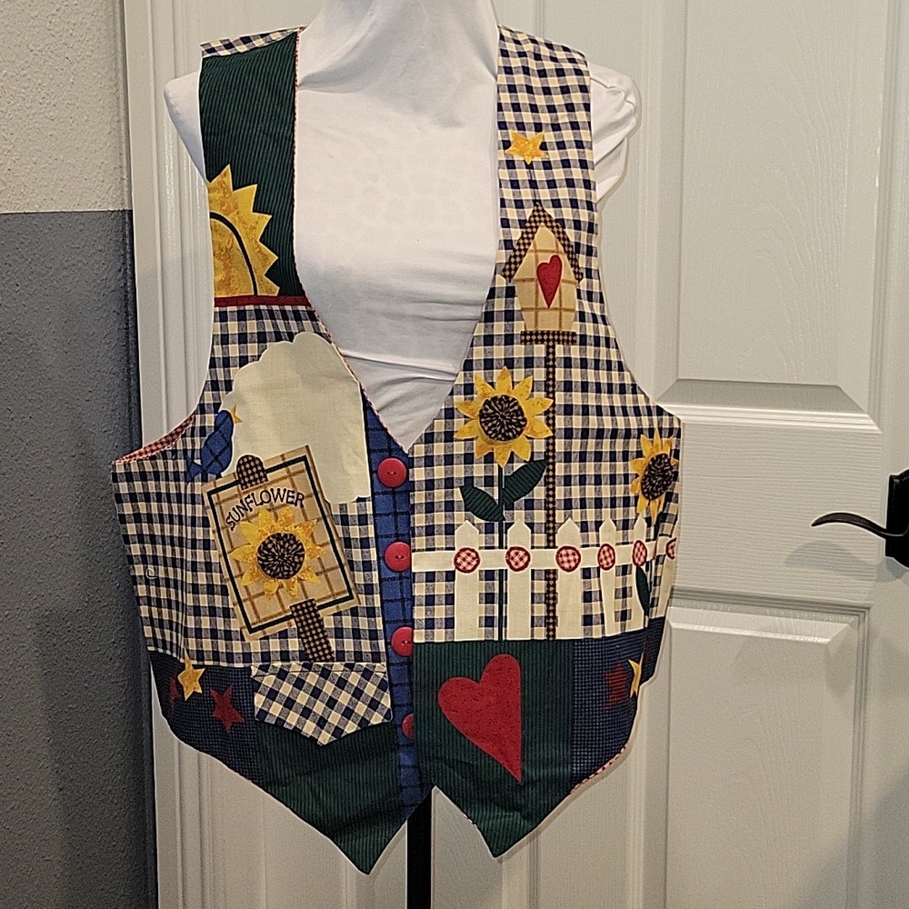 Sunflower Patchwork Vest.19